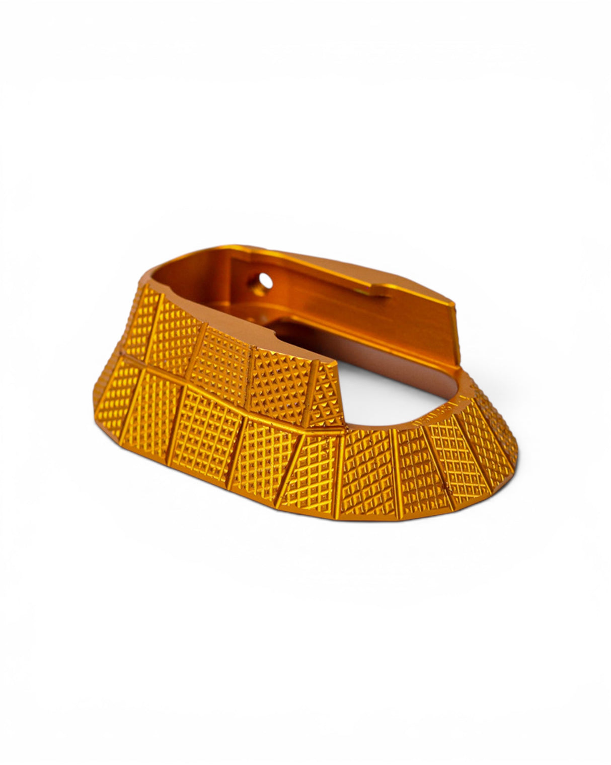 Oranger Aluminium Magazintrichter Modell GridLok von LOK Grips USA passend für die CZ Tactical Sports, CZ TS Orange, CZ TS2 sowie TS 2 Orange