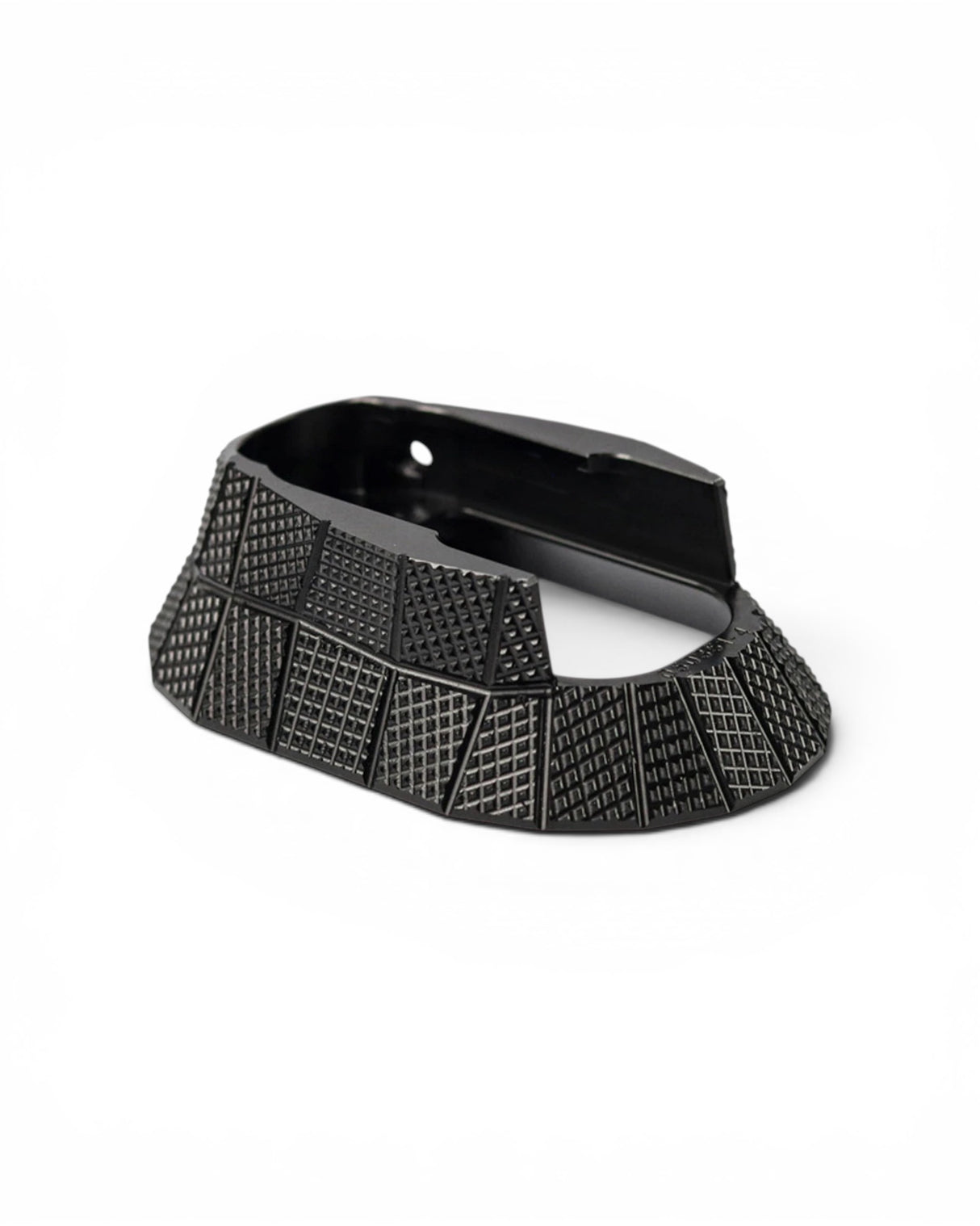 Schwarzer Aluminium Magazintrichter Modell GridLok von LOK Grips USA passend für die CZ Tactical Sports, CZ TS Orange, CZ TS2 sowie TS 2 Orange
