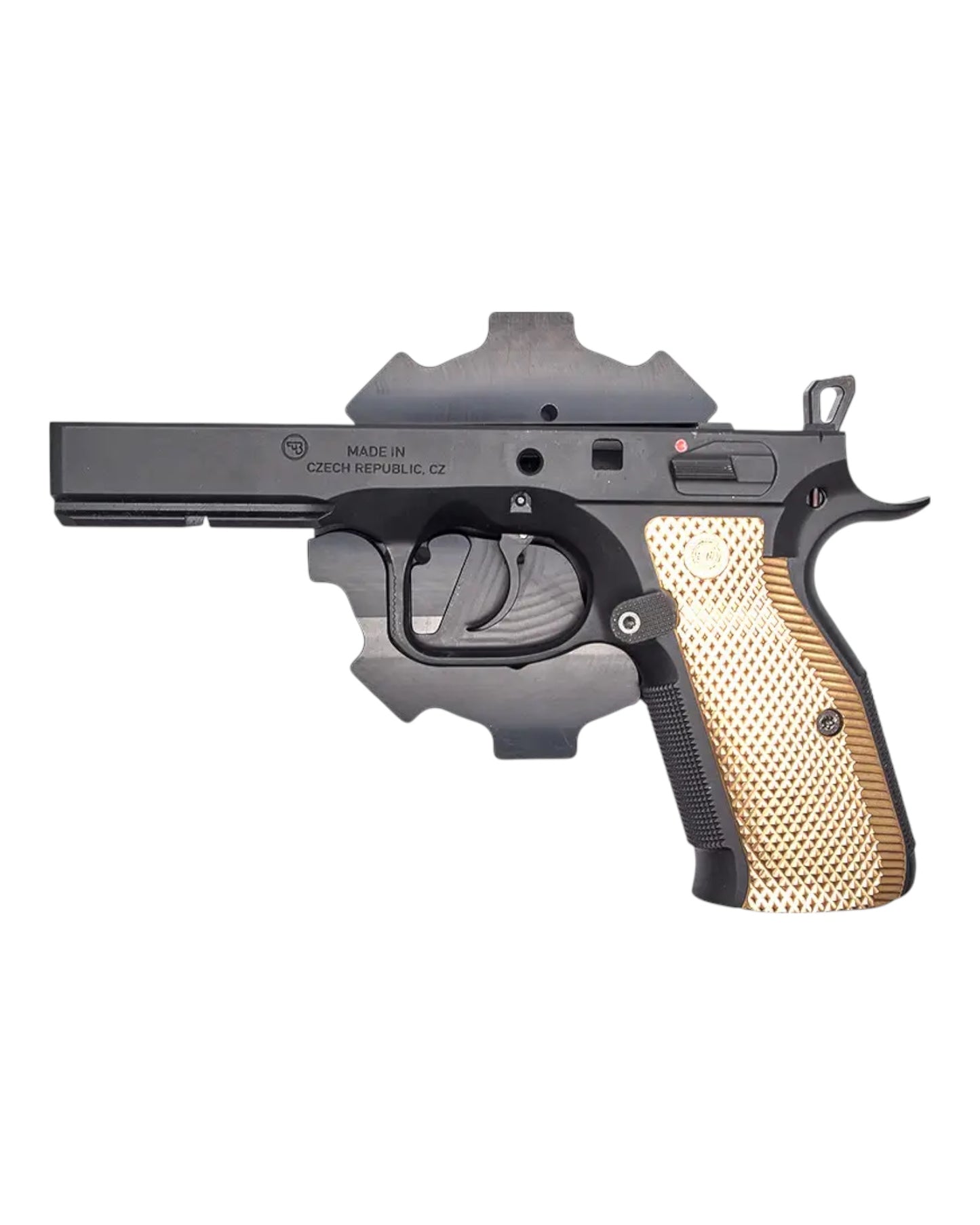 Eemann Tech CZ Bench Block - der Montageblock als praktische Werkzeugunterlage für die CZ Shadow 2