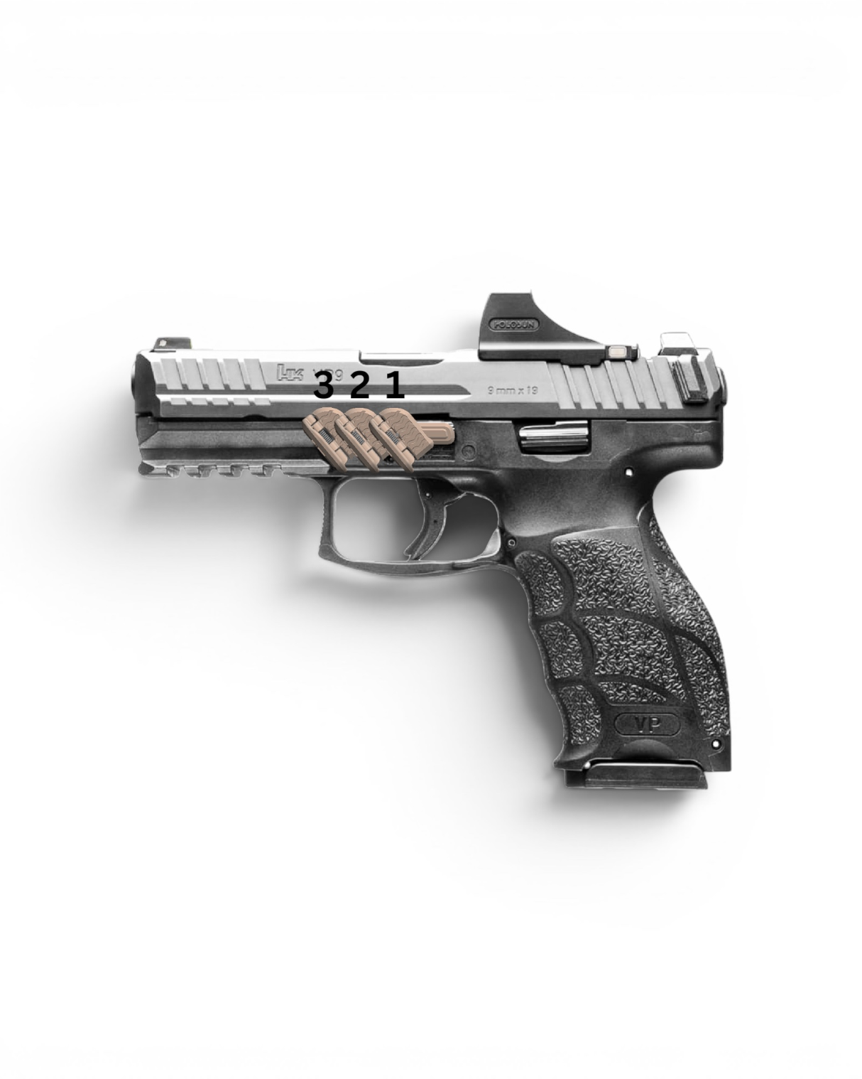 Grip Control faltbare Daumenauflage für die HK VP40