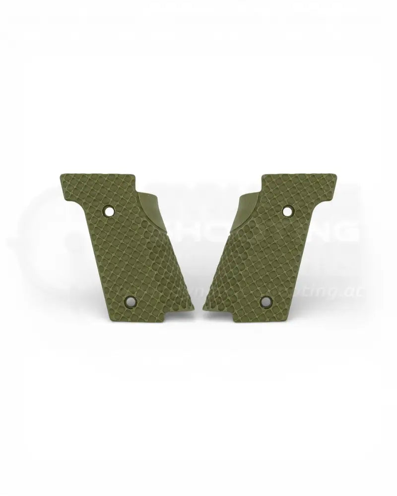 LOK Grips Standard Grips Bogies Walther PDP Steel Frame in OD Green