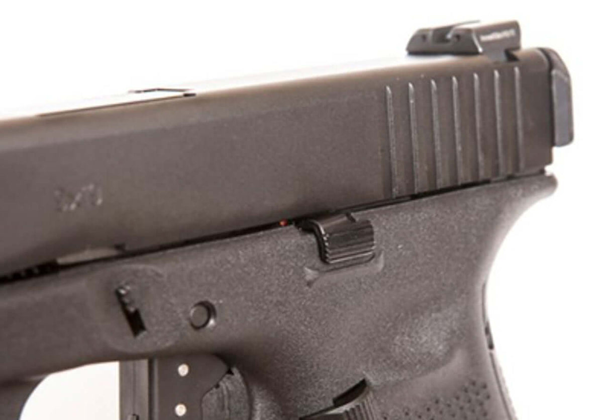 Verlängerter Verschlussfanghebel von TangoDown passend für Glock Gen 5 Pistolen