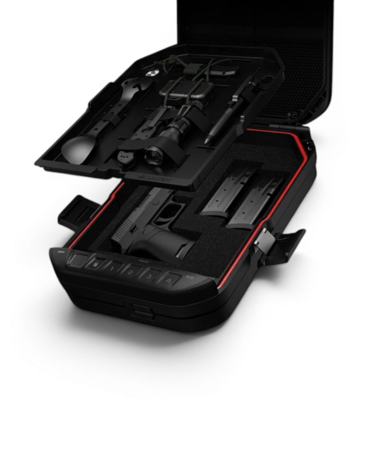 Vaultek LifePod 20 biometrischer Fingerprint Safe offen