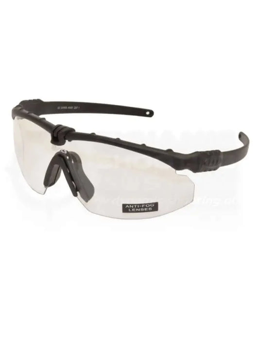 Schussbrille Schießbrille Schutzbrille Double Alpha mit weißem Schutzglas