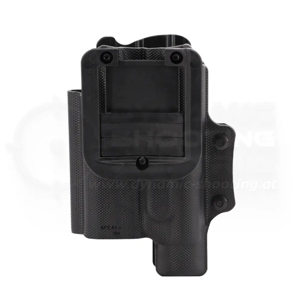 Pistolen IPSC Holster "Civilian SF" von GHOST passend für Pistolen wie Glock, SIG P320 oder Beretta 92 mit montiertem Lichtmodul wie eine Streamlight TLR 1 oder Surefire X200 X300