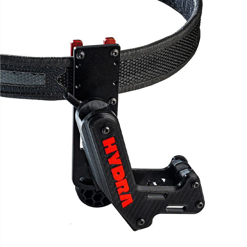 GHOST Hydra Gen2 Holster am Gürtel montiert