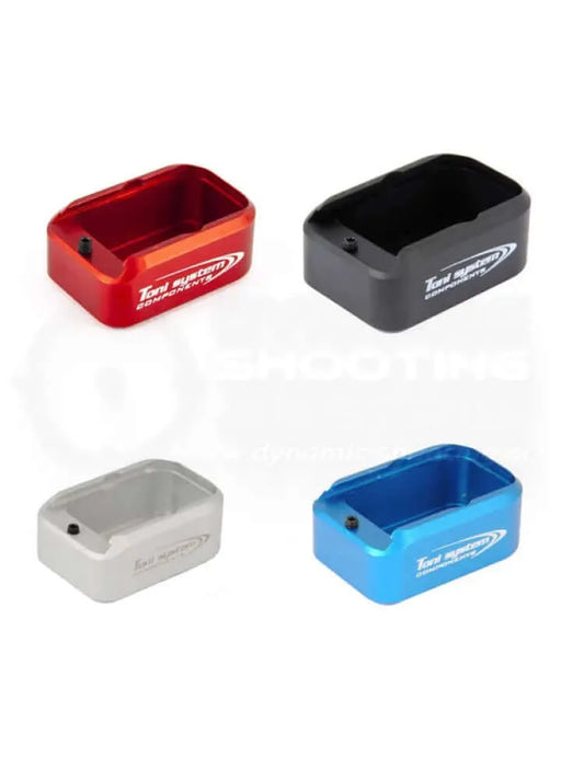 Glock +2 Magazinboden Aluminium für IPSC Standard Box von Toni System in verschiedenen Farben