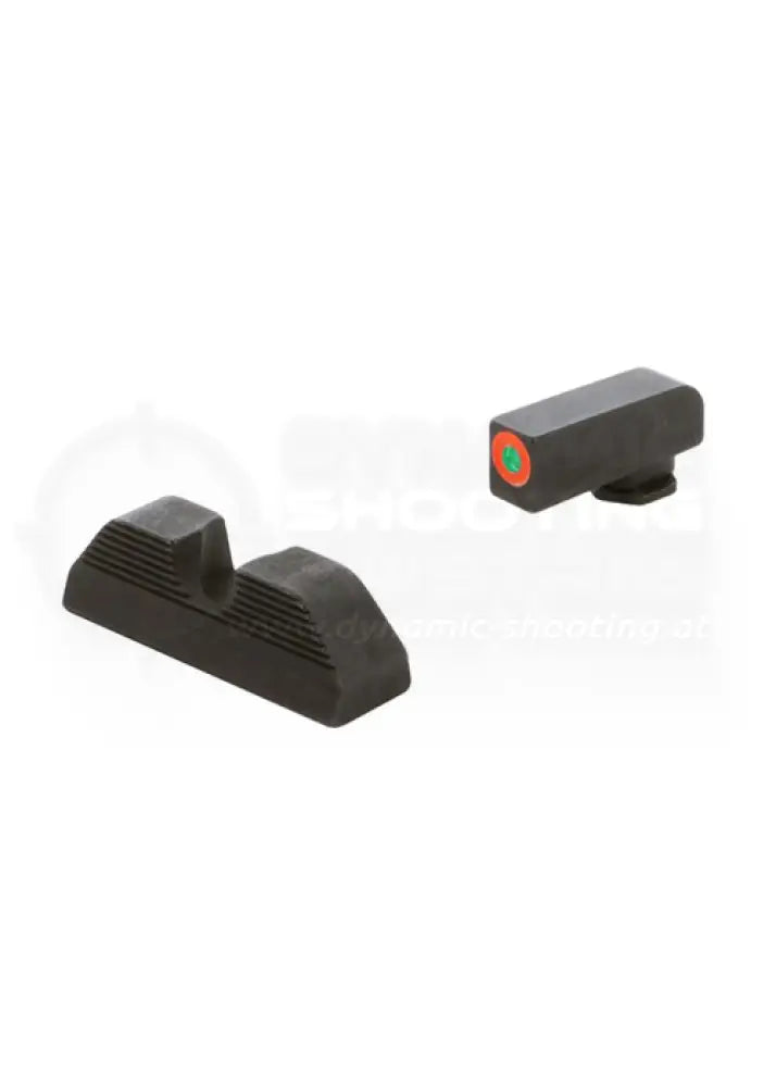 Tritium Visierung mit orangem Korn und U Notch Kimme für Glock Pistolen von Ameriglo