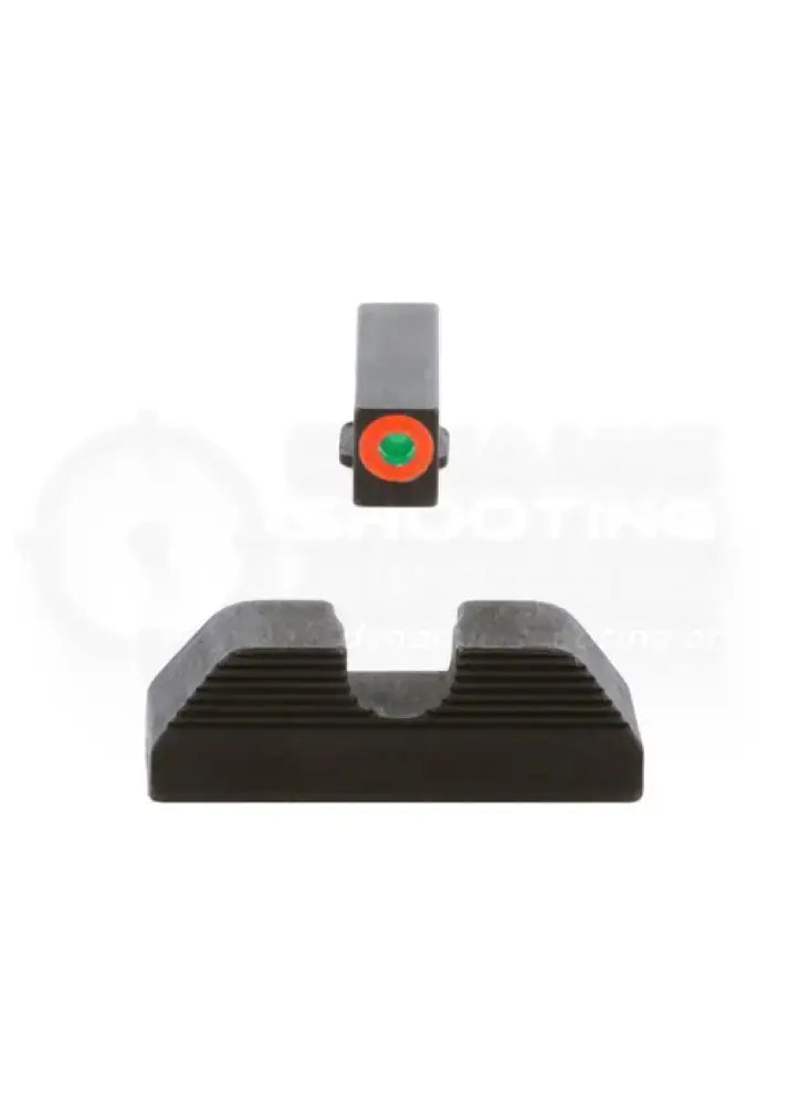 Tritium Visierung mit orangem Korn und U Notch Kimme für Glock Pistolen von Ameriglo