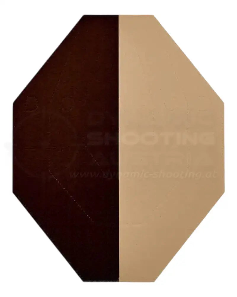 IPSC Target von Eemann Tech mit schwarz bemaltem Hardcover und weißer Wertungszonen für No Shoot Target