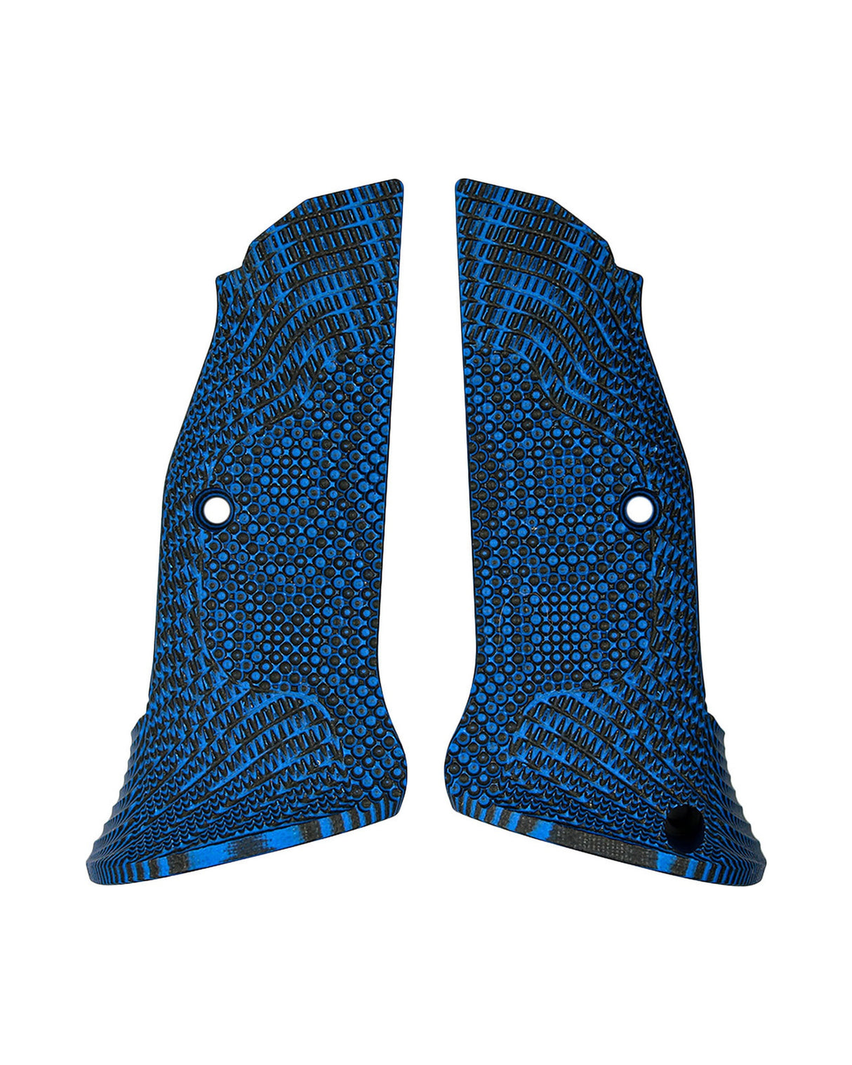 LOK Grips Palm Swell Veloce Target Griffschalen für CZ 75 / SP-01 - Blau/Schwarz