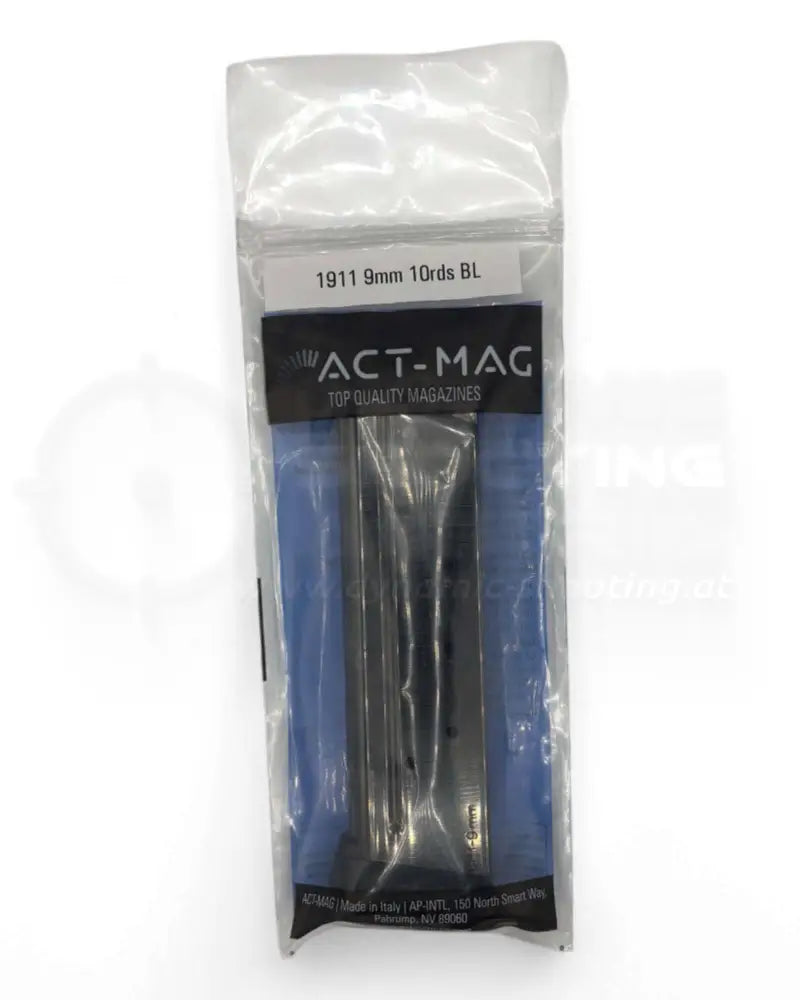 Einreihiges 1911 Magazin im Kaliber 9mm mit 10 Schuss für 1911 Colt Pistolen