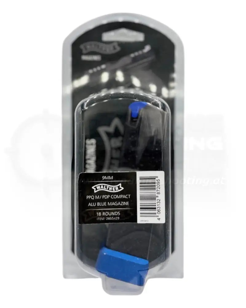 Magazine, Walther PDP Compact | PPQ M - 9mm - with blue magazine base (18 rounds)