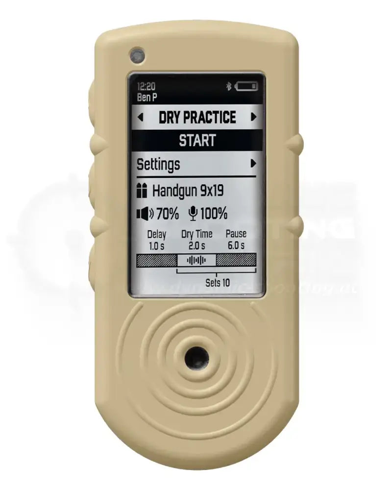 Silikonhülle Case aus Silikon für den SG Timer Go 2 von Shooters Global in Sand