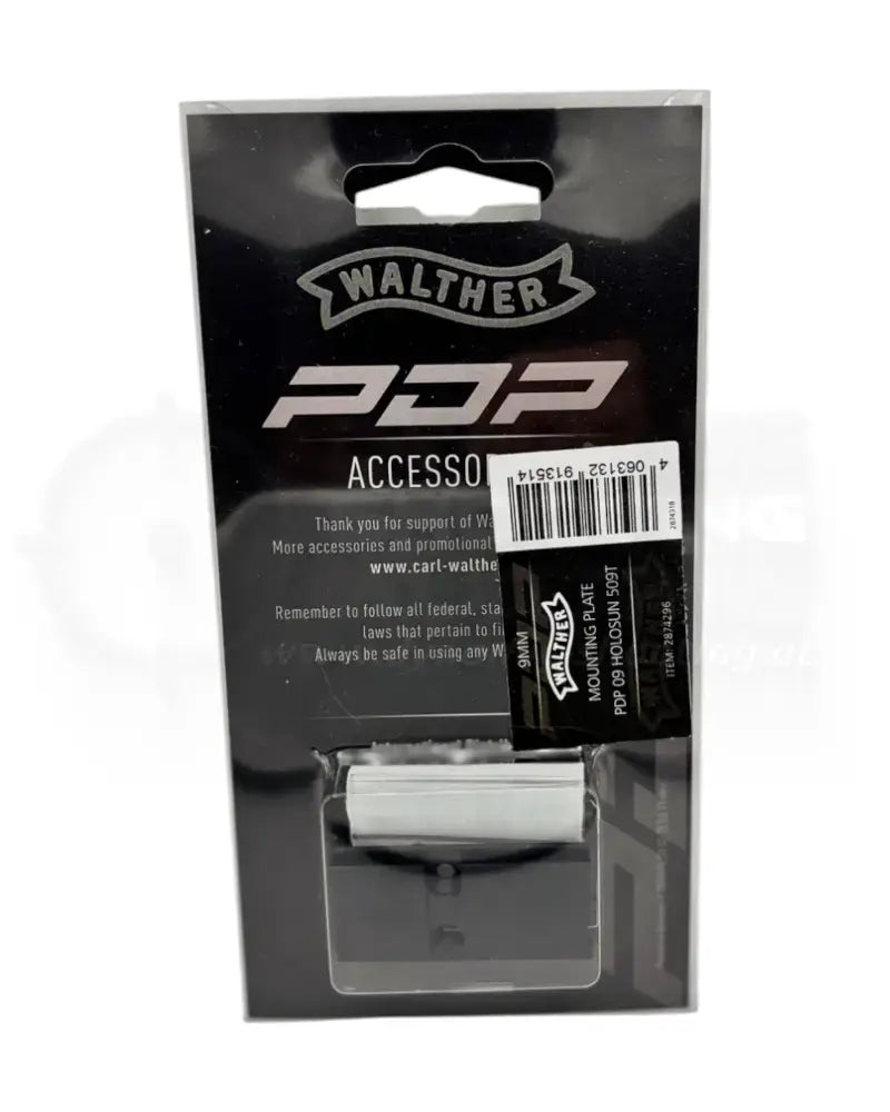 Optik Adapterplatte für die Walther PDP Optic Ready passend für das Red Dot Holosun 509T und ähnliche Rotpunktvisiere mit gleichem Footprint
