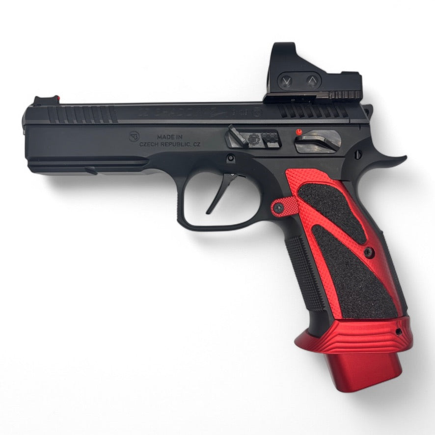 CZ Shadow 2 mit Tuning von Toni System und Eemann Tech mit montiertem Red Dot