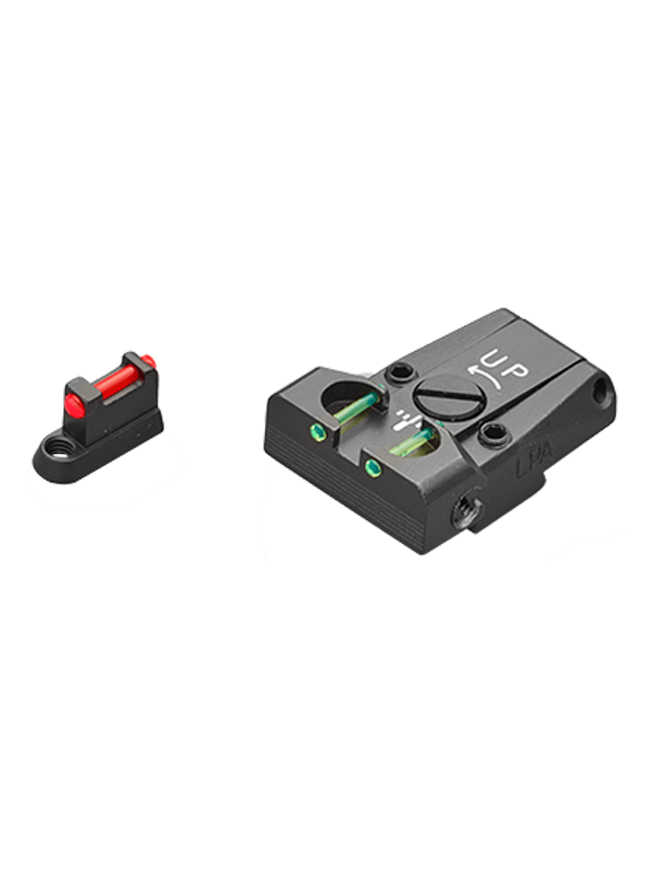 LPA Visier mit Fiberglas Fiber Optic CZ Shadow 2 SP01 und Glock Pistolen