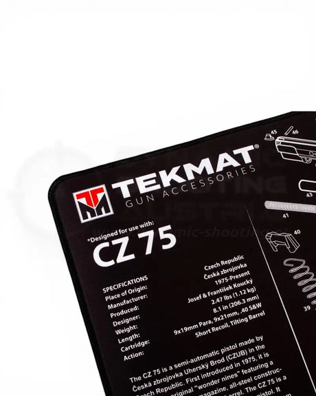 TekMat Ultra 20 Waffenreinigungsmatte CZ 75