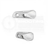 3D Thumb Rest Daumenauflage aus Aluminium von Toni System für CZ 75 Tactical Sport Orange, TS2 sowie Czechmate Pistolen in Silber