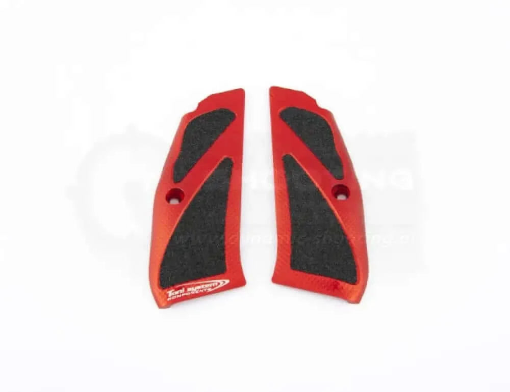 3D Griffschalen Long von Toni System für CZ SP01 Shadow 2 Tactical Sport Orange TS2 in Rot