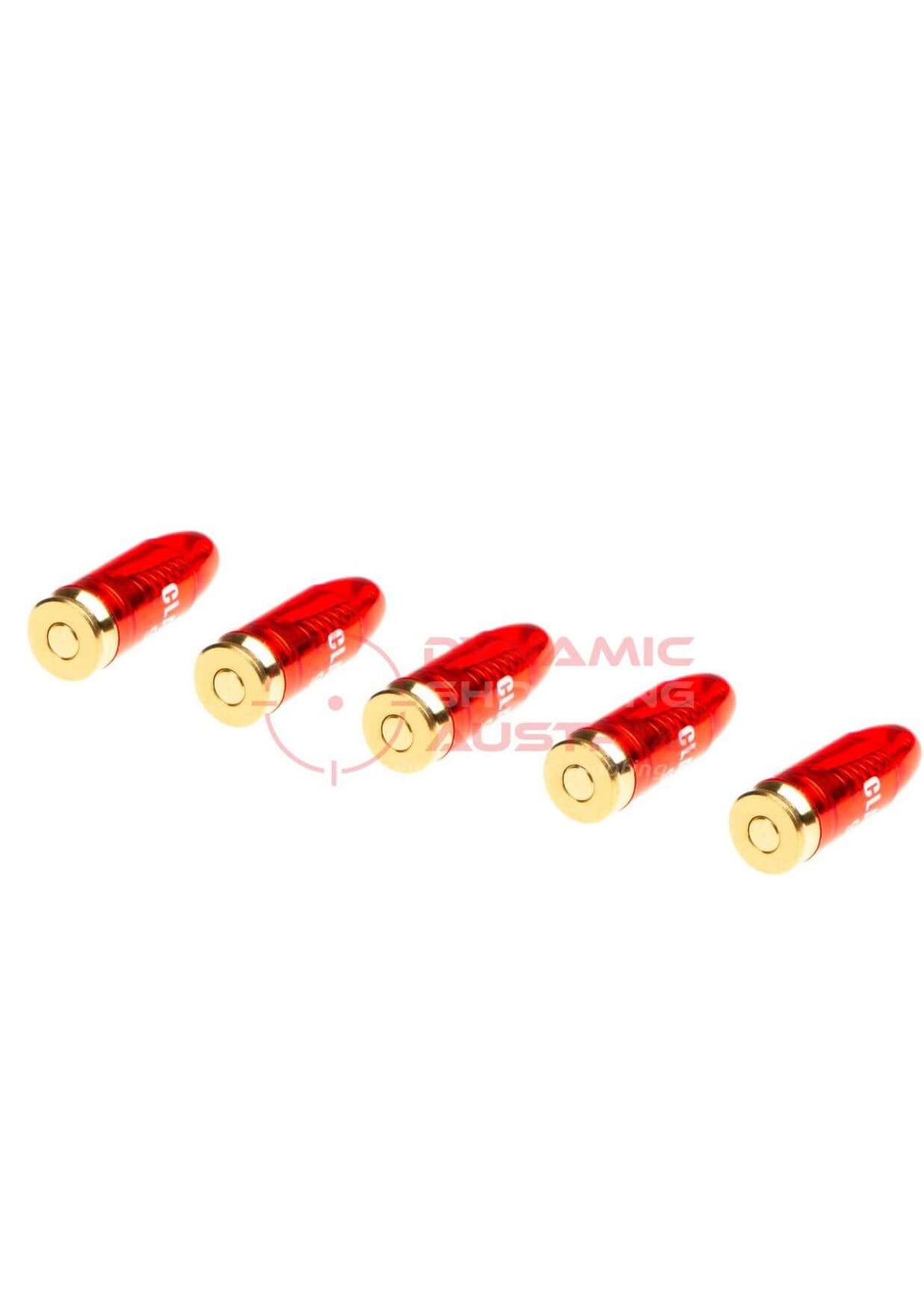9mm Dummy Patronen von Clawgear - Trainingspatronen im Kaliber 9x19mm mit Zündhütchen