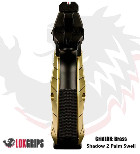 Messing GridLOK Griffschalen (Palm Swell), CZ75 SP-01 | Shadow 2 | Tactical Sports