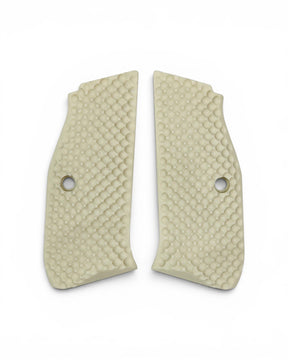 LOK Grips Bogies Griffschalen (Palm Swell) passend für CZ 75 SP-01 und Shadow 2 und Tactical Sports in Elfenbein