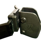 IPSC Gliedergürtel LYNX mit Hoeppner und Schumann Speedmag IPSC Magazinhalter mit X-Change Montage