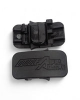 Original Gürtelschnalle mit O-Ring Gummiband für den IPSC Gliedergürtel Lynx von Double Alpha 