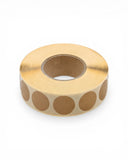 Dynamic Shooting Austria Target Patches Schusspflaster rund 20mm in Tan-Braun