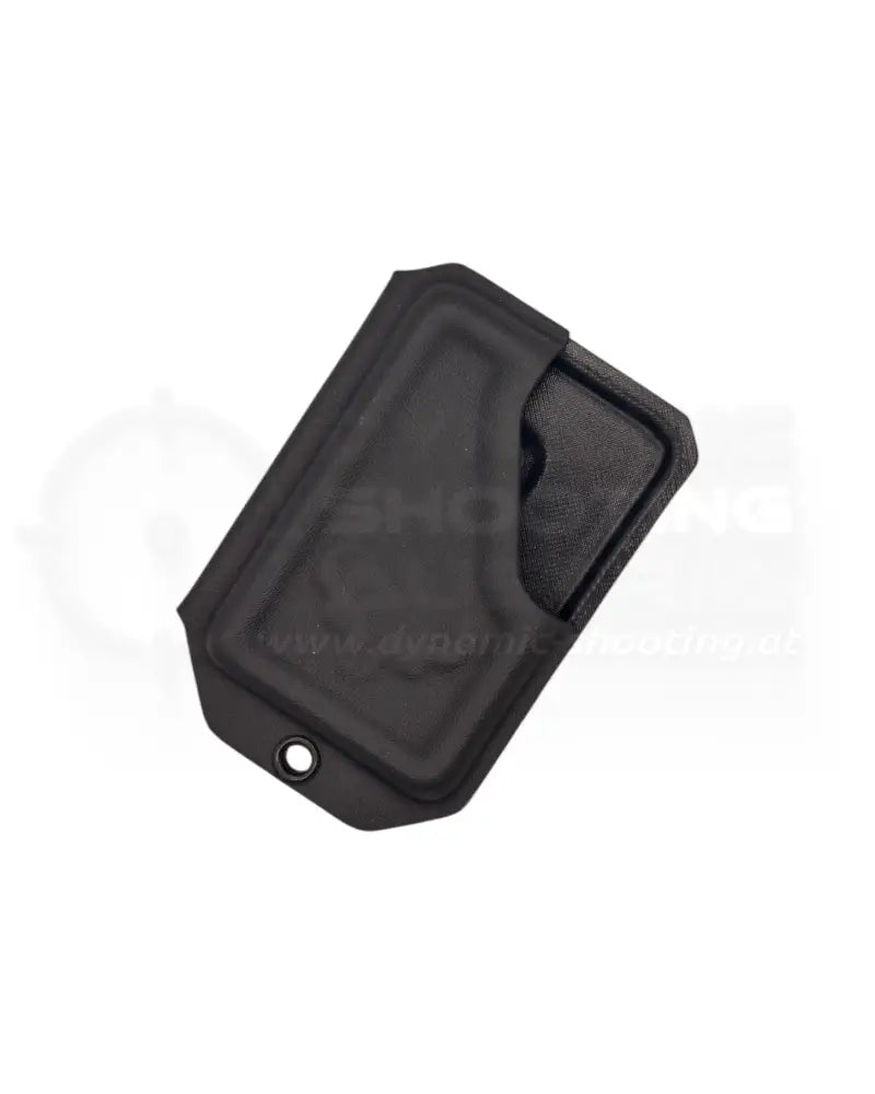 DarkDeer Kydex Ausweishalter mit Gürtelclip in Schwarz – seitliche Ansicht