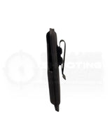 DarkDeer Kydex Ausweishalter mit Gürtelclip in Schwarz – seitliche Ansicht