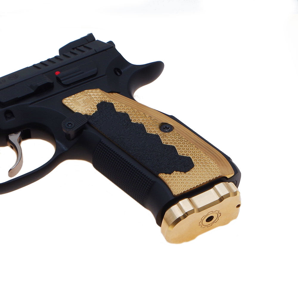 Messing Magazinboden passend für CZ 75 SP-01 und Shadow 2 (IPSC Standard)