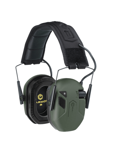 Earmor M300 elektronischer aktiver Gehörschutz für Sportschützen in Olivgrün