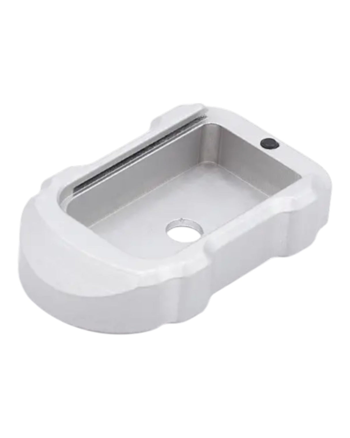 CZ Shadow 2 IPSC Standard Magazinboden Base Pad von Eemann Tech in Silber