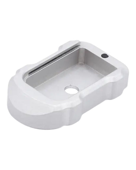 CZ Shadow 2 IPSC Standard Magazinboden Base Pad von Eemann Tech in Silber