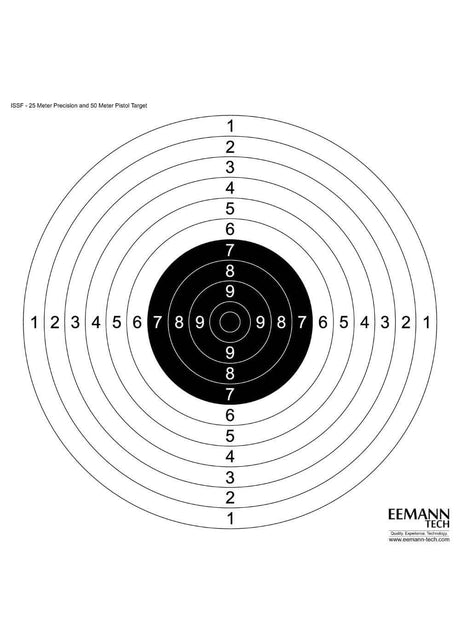 ISSF Target 55x55cm (100 STK)