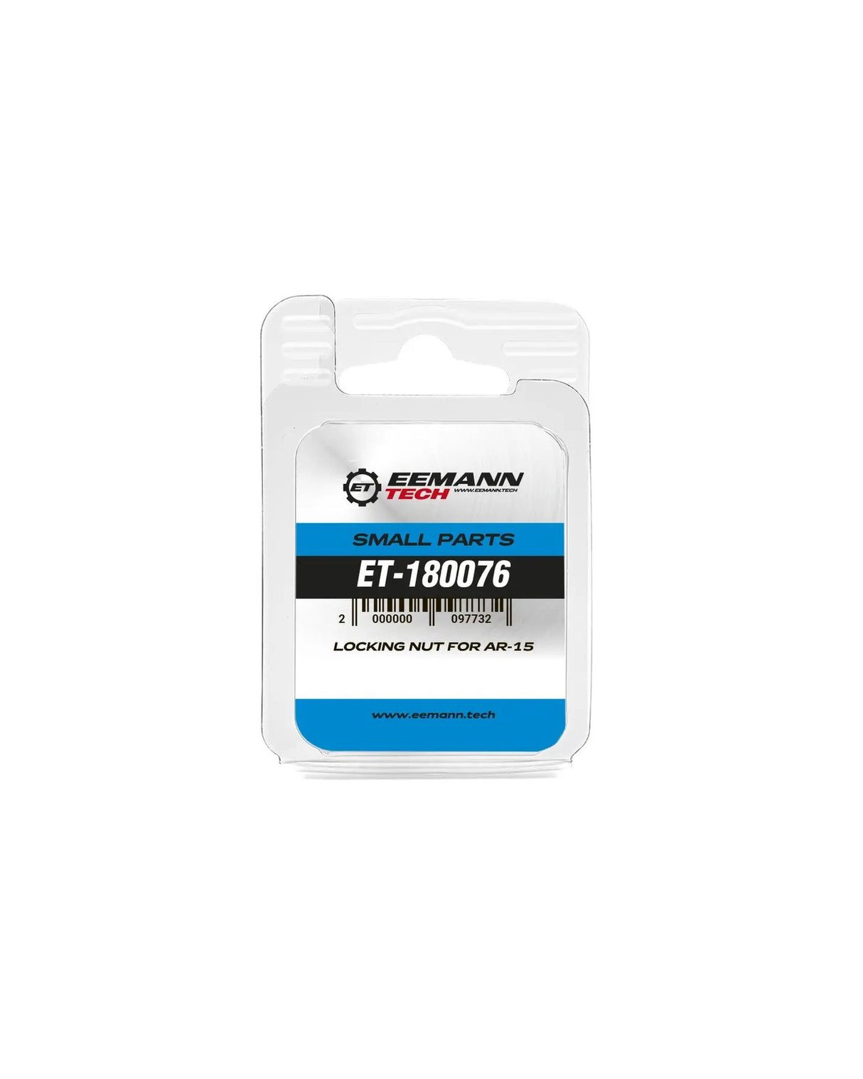 Eemann Tech Locking Nut für AR-15 in Originalverpackung – Artikelnummer ET-180076, Small Parts Serie