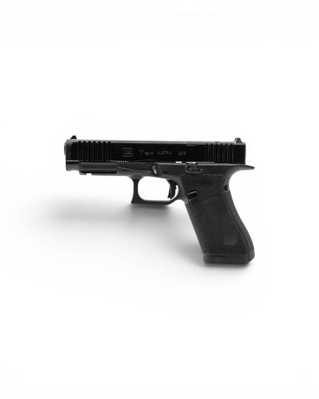 Verlängerter Magazinauswurfknopf für Glock Pistolen der Generation - der Eemann Tech Ultimate Extended Magazine Catch für Glock Gen 6 eingebaut in einer Glock 17 Gen 6