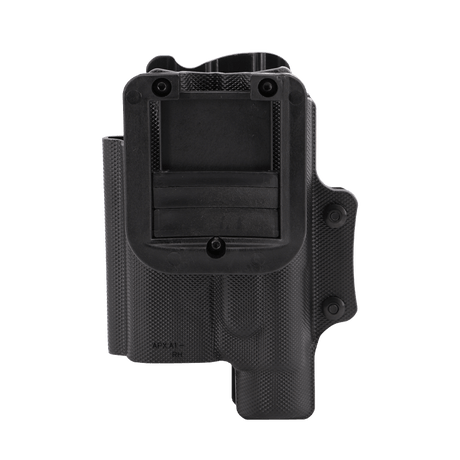 Pistolen IPSC Holster "Civilian SF" von GHOST passend für Pistolen wie Glock, SIG P320 oder Beretta 92 mit montiertem Lichtmodul wie eine Streamlight TLR 1 oder Surefire X200 X300