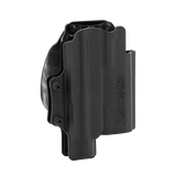 Pistolen IPSC Holster "Civilian SF" von GHOST passend für Pistolen wie Glock, SIG P320 oder Beretta 92 mit montiertem Lichtmodul wie eine Streamlight TLR 1 oder Surefire X200 X300