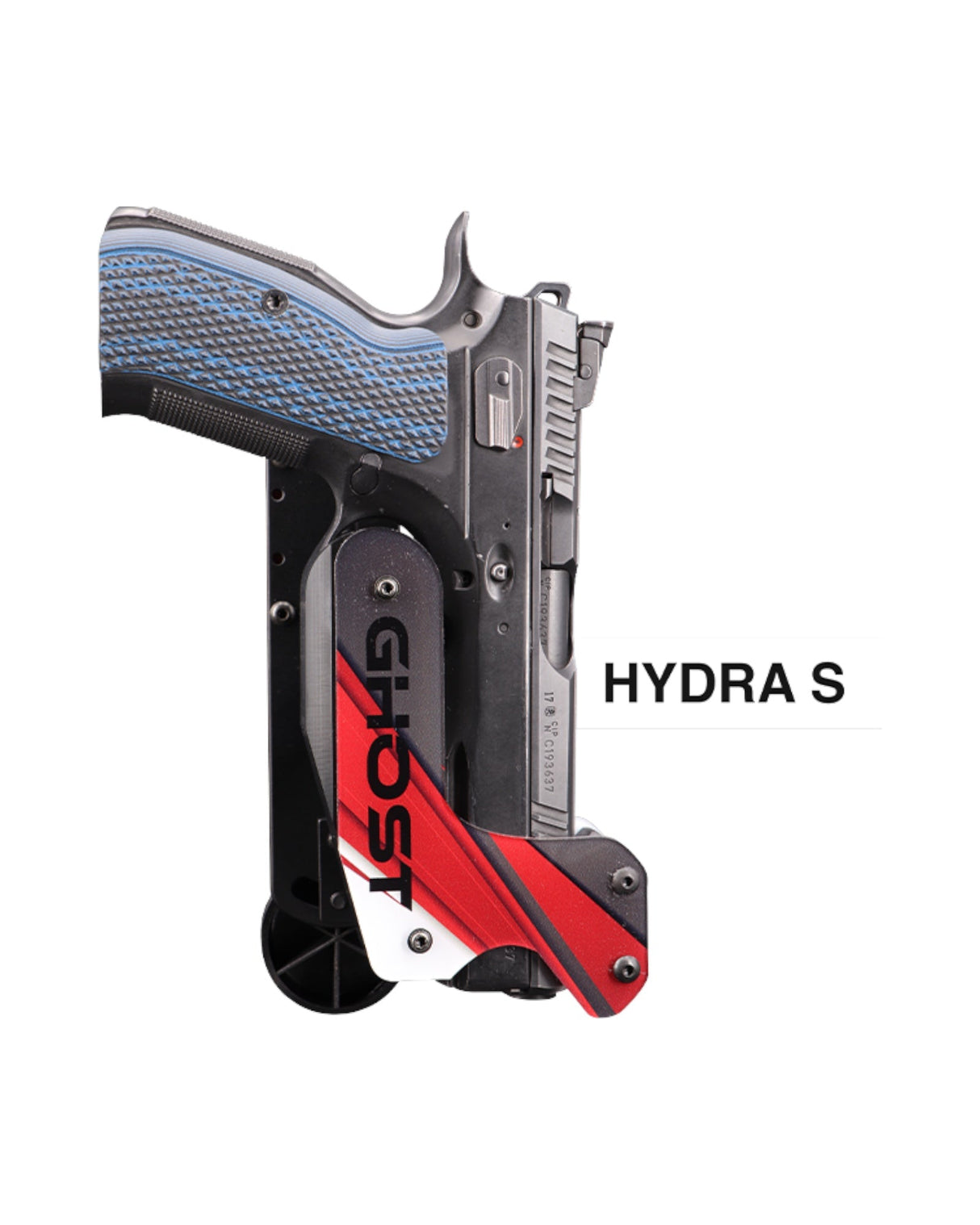 IPSC Holster GHOST Hydra S mit geholsterter CZ Shadow 2