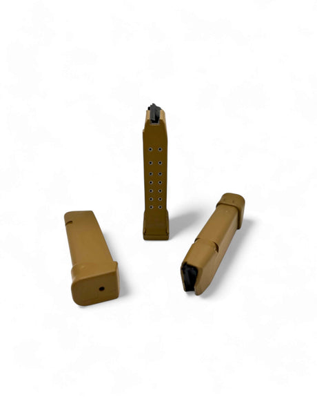 Original Glock 19X Magazin mit 17+2 Magazinboden und 19 Schuss Kapazität