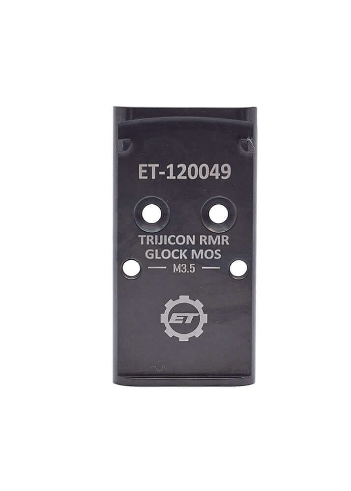 Glock MOS Adapterplatte für das Trijicon RMR  Draufsicht