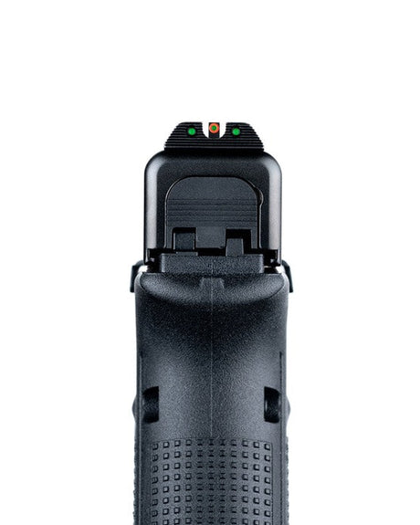 Ameriglo Agent Night Tritium Visierung für glock Pistolen mit orangfarbenem Korn