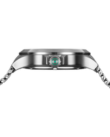 GLOCK Armbanduhr GW-12-3-24 in Silber-Grün (44mm)
