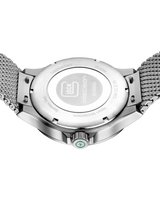 GLOCK Armbanduhr GW-12-3-24 in Silber-Grün (44mm)
