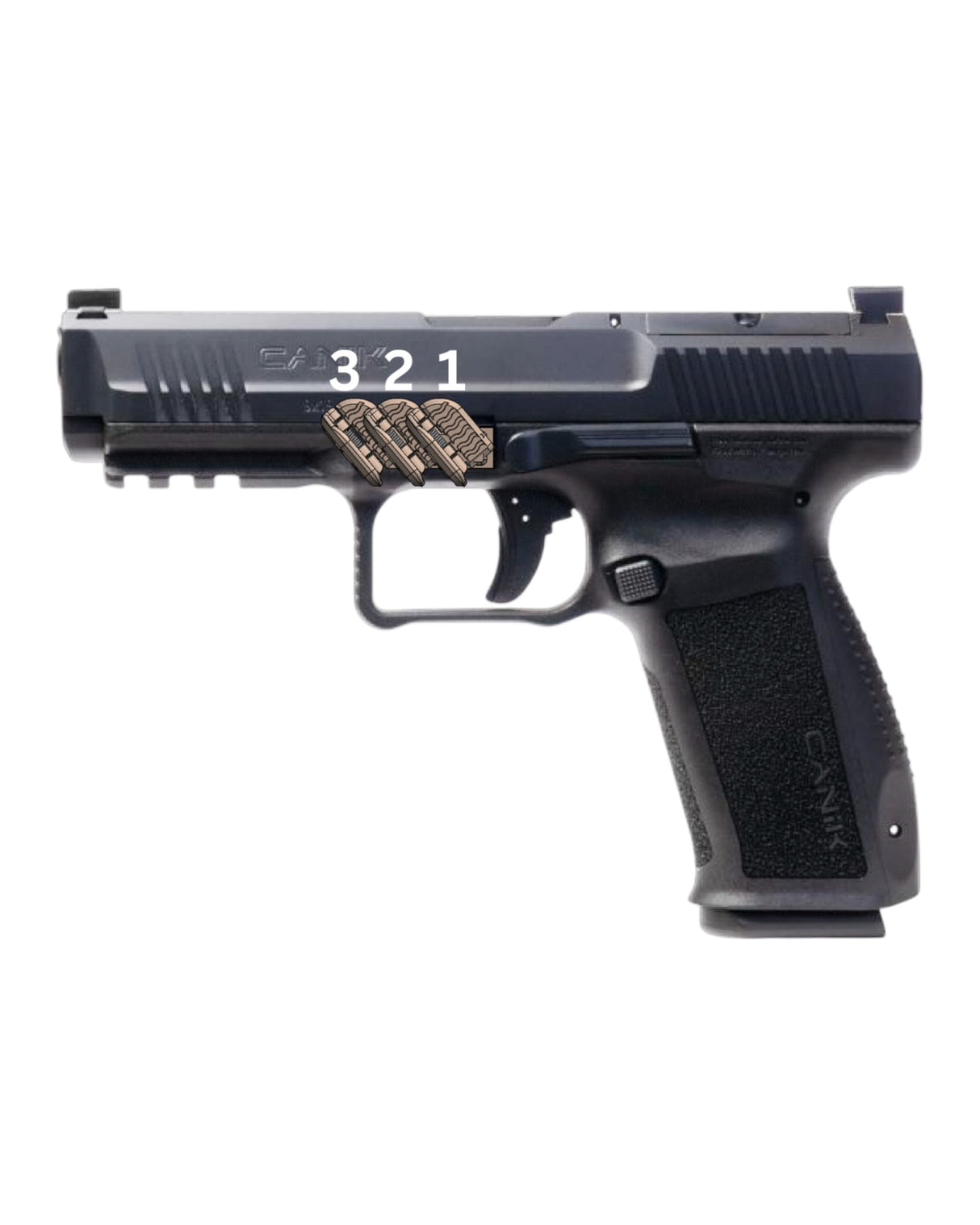 Grip Control Daumenauflage für Canik