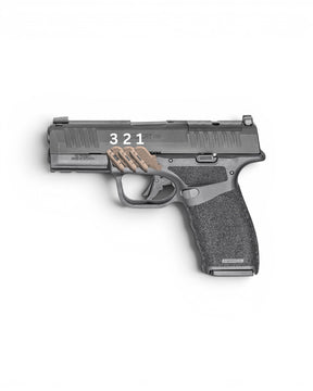 Klappbare Daumenauflage von BlackSteel USA - die Grip Control foldable Thumb Rest passend für die Springfield Hellcat