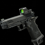 Holosun HS407C X3 Rotpunktvisier Red Dot  montiert auf einer Staccato 2011 Pistole